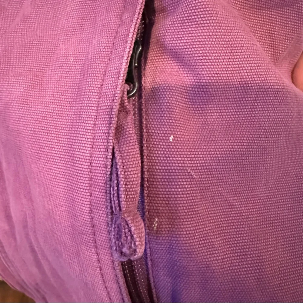 L.L. Bean full zip utility‎ work purple pink Jacket Womens barn vintage Carhartt